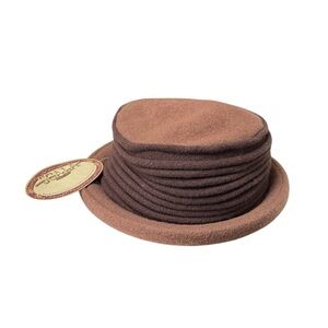 NWT SCALA Dorfman Pacific Hat Brown One Size